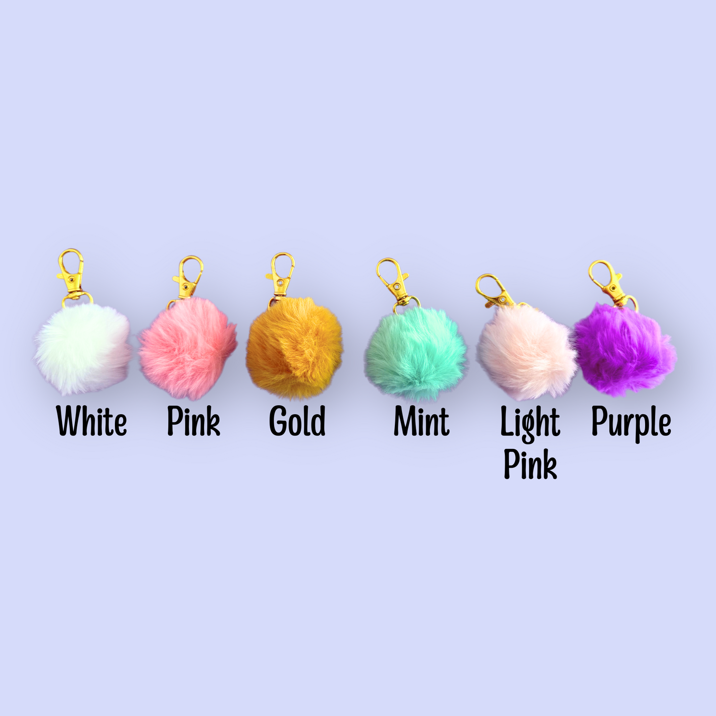 Pom Pom Bag Charm