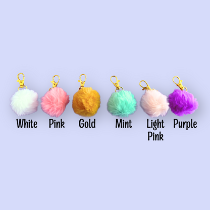 Pom Pom Bag Charm
