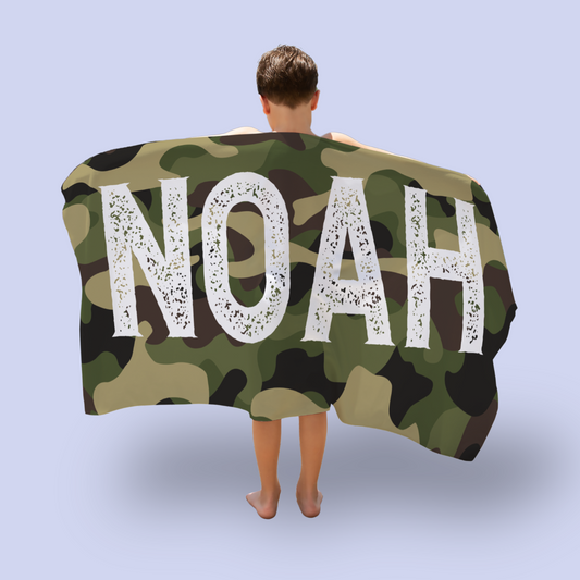 Camo Beach Towel