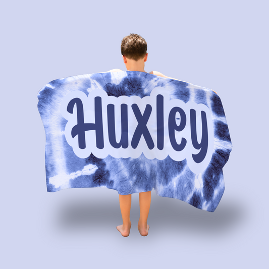 Tie Dye Name Towel