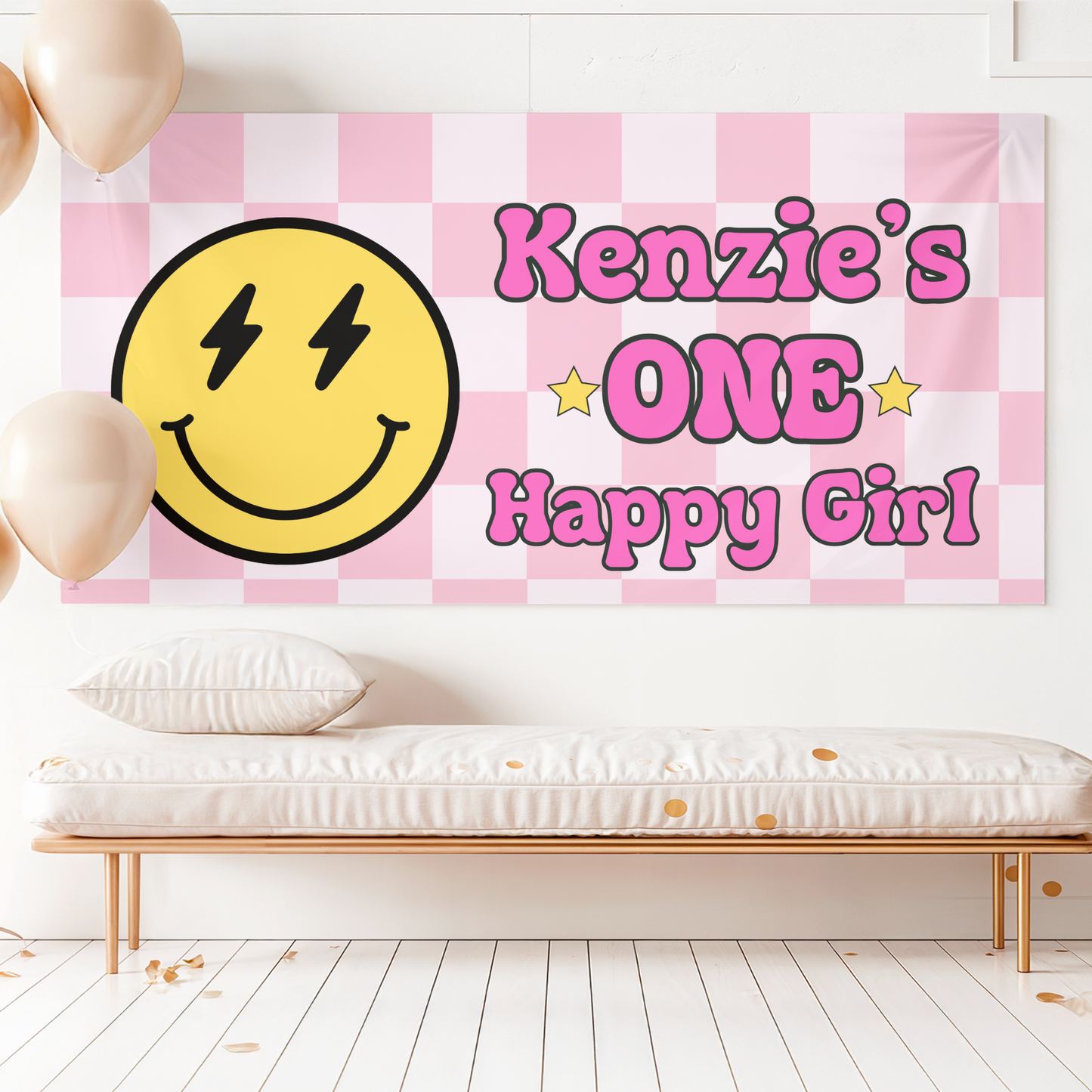 1st Birthday Banner for Girls