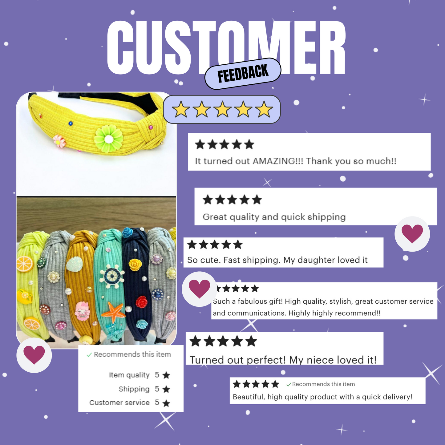 Charm Headband for Girls
