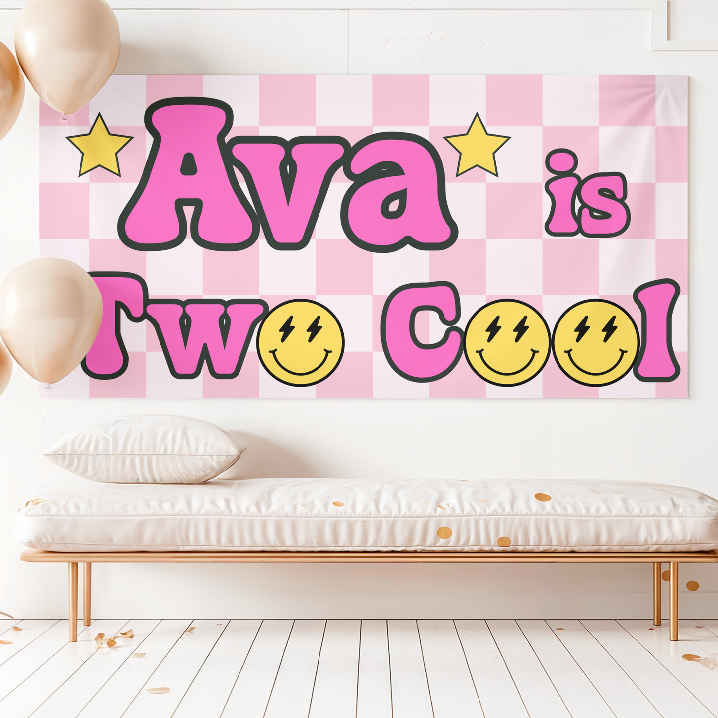 1st Birthday Banner for Girls
