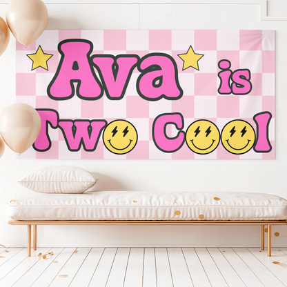 1st Birthday Banner for Girls