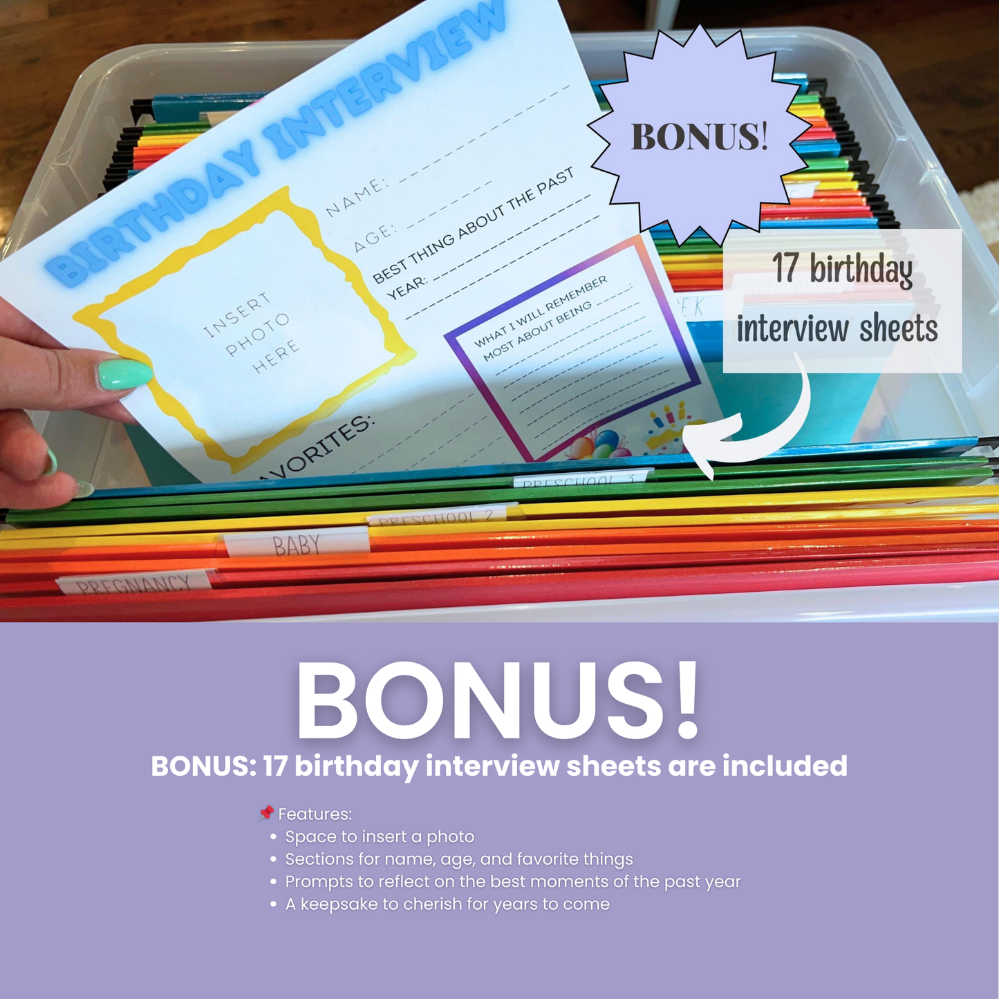 Milestone Memory Box