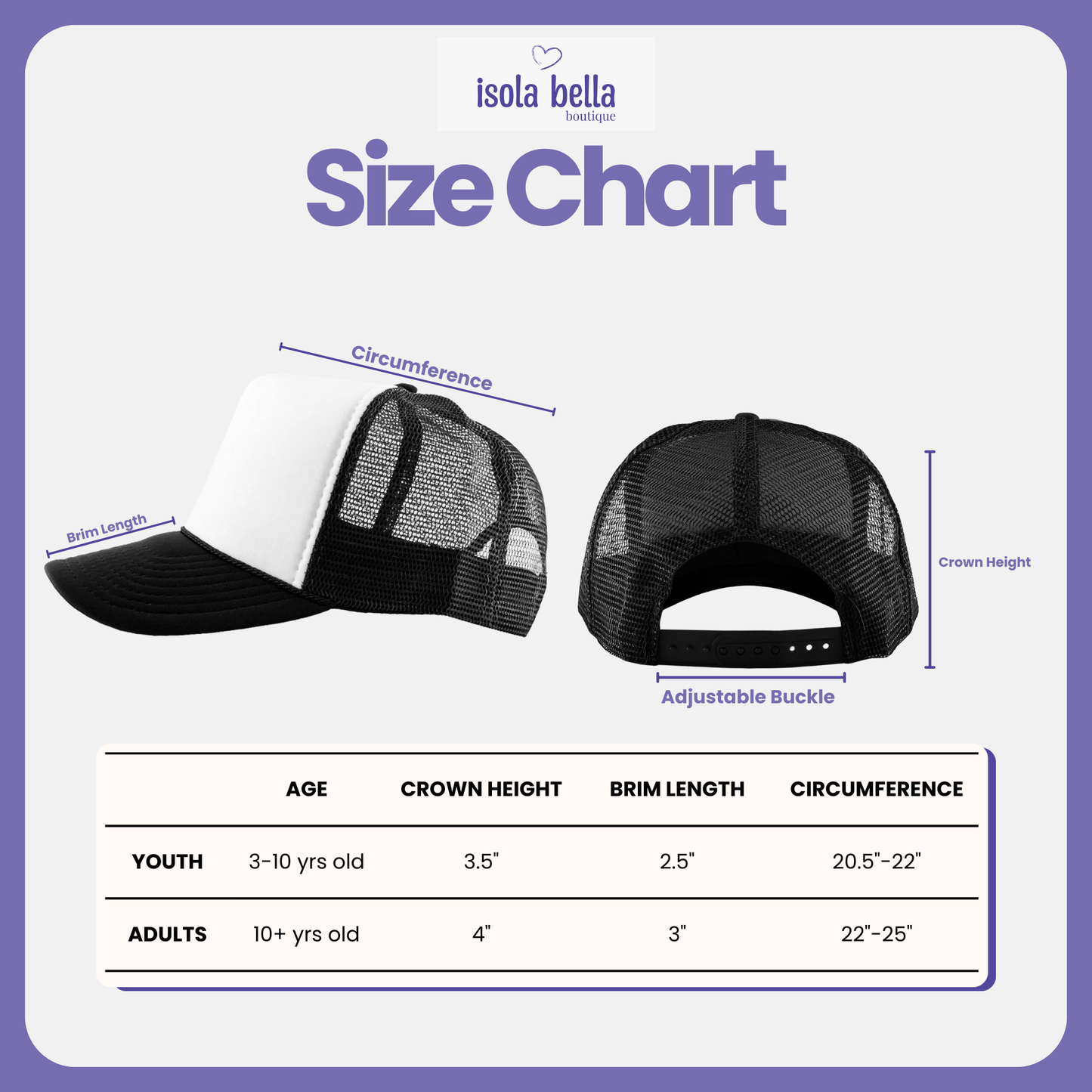 Trucker Hat for Girls