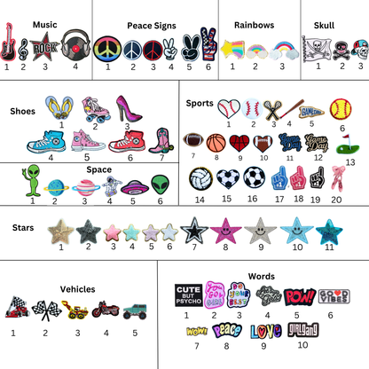 Custom Duffle Bag for Girls – Nylon Travel Bag with Chenille Patches