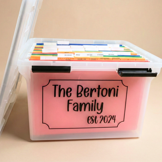 Family File Box