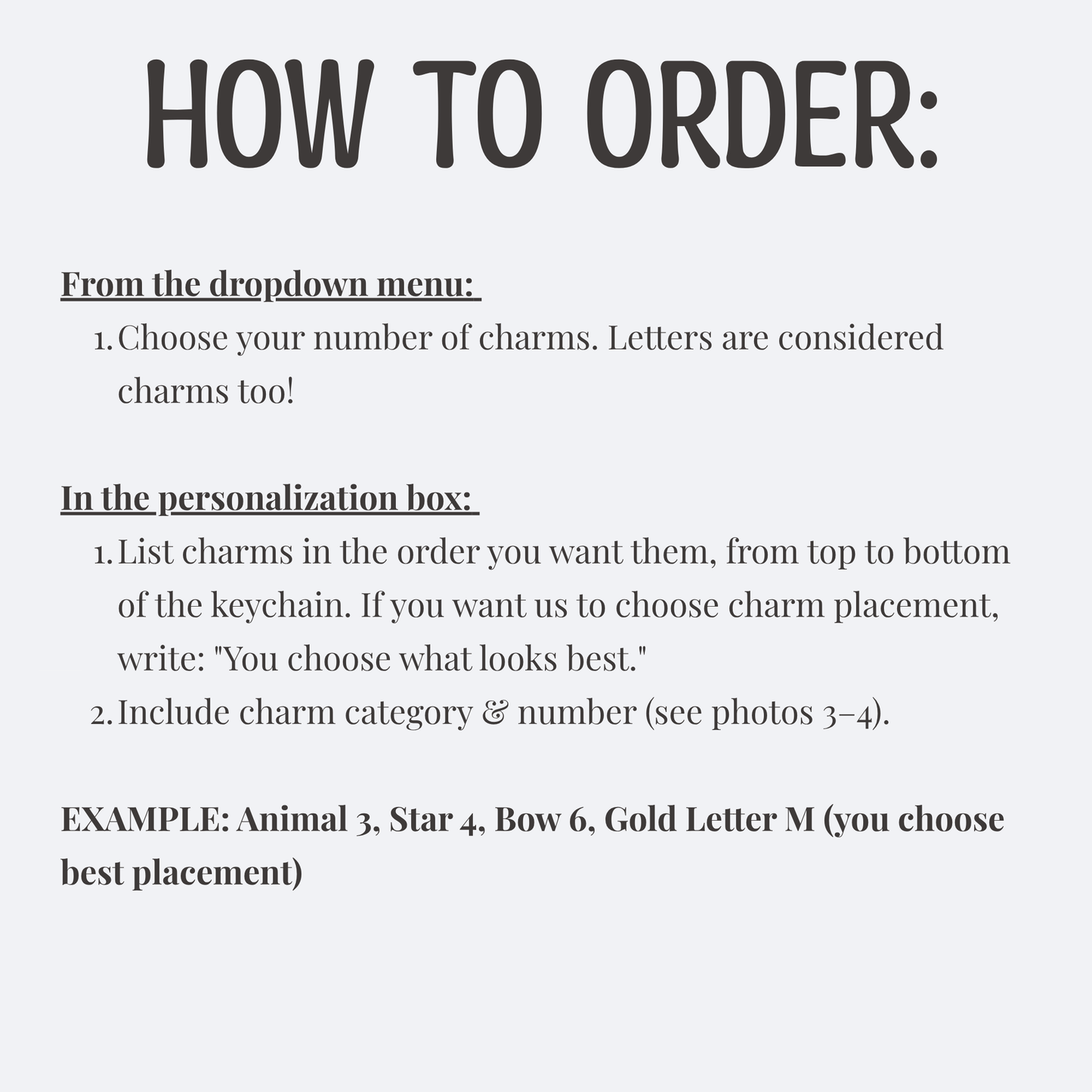 Personalized Phone Charm