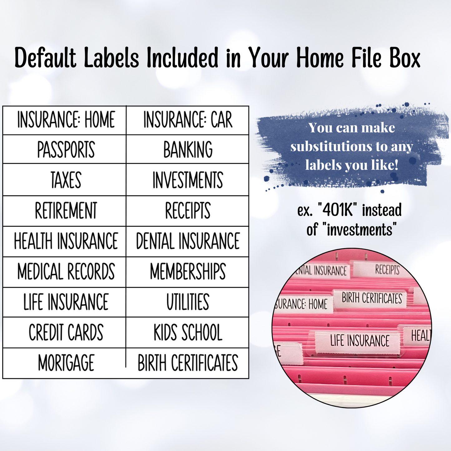 Family File Box