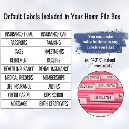 Family File Box
