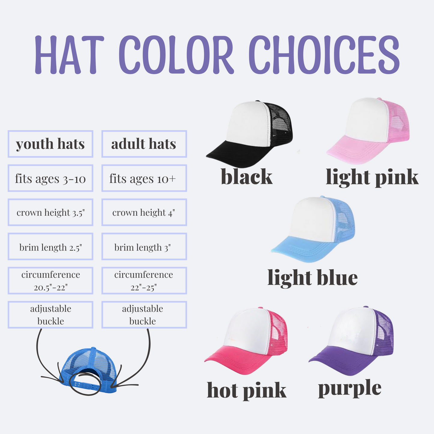 Trucker Hat for Girls